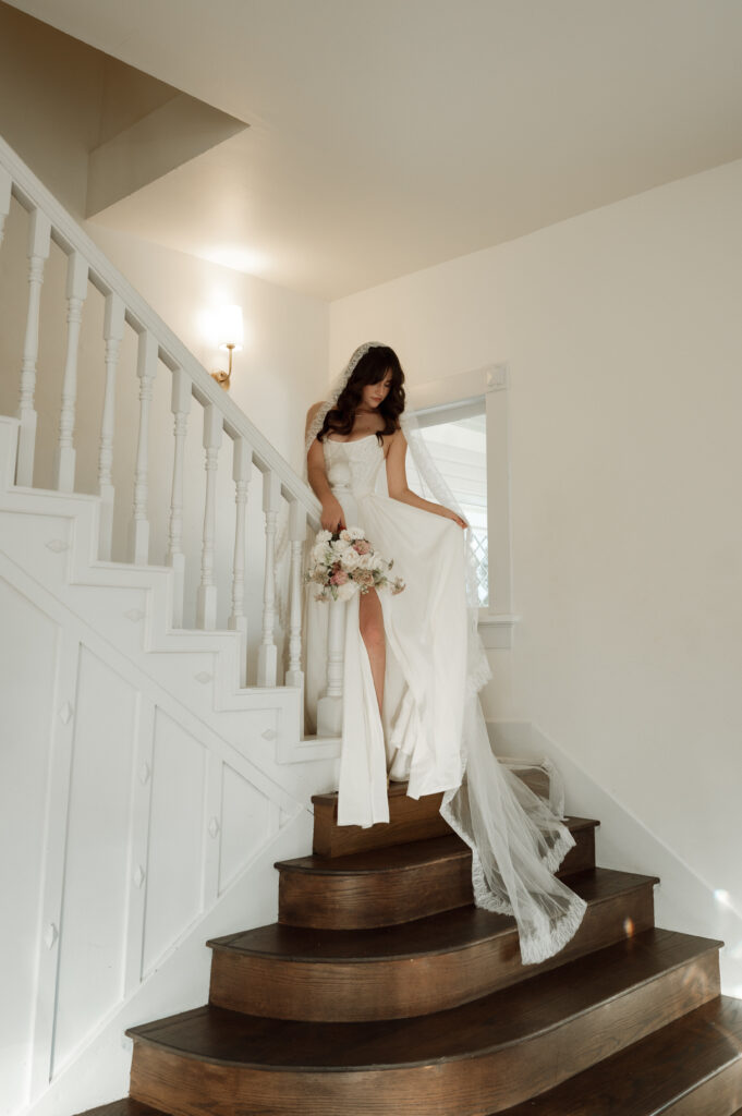 Bridals inside the mansion of The Grand Lady in Austin, TX taken by DFW wedding photographer Nicole Endress Photography