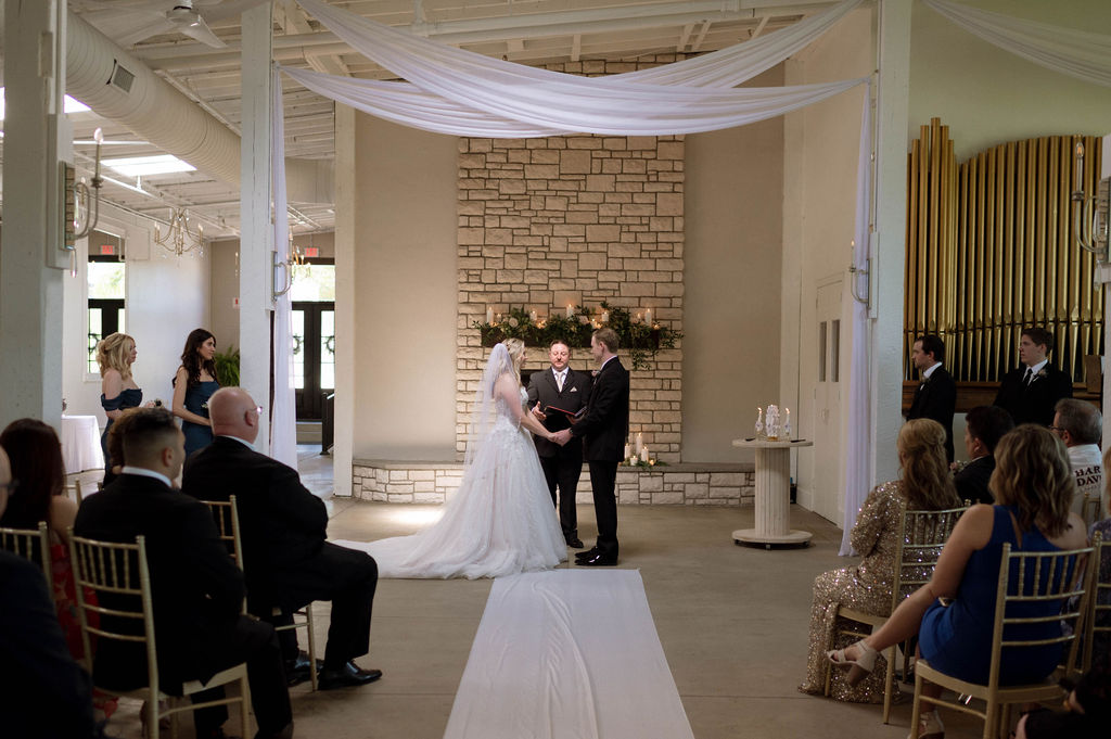 wedding ceremony photo by Illinois wedding photographer