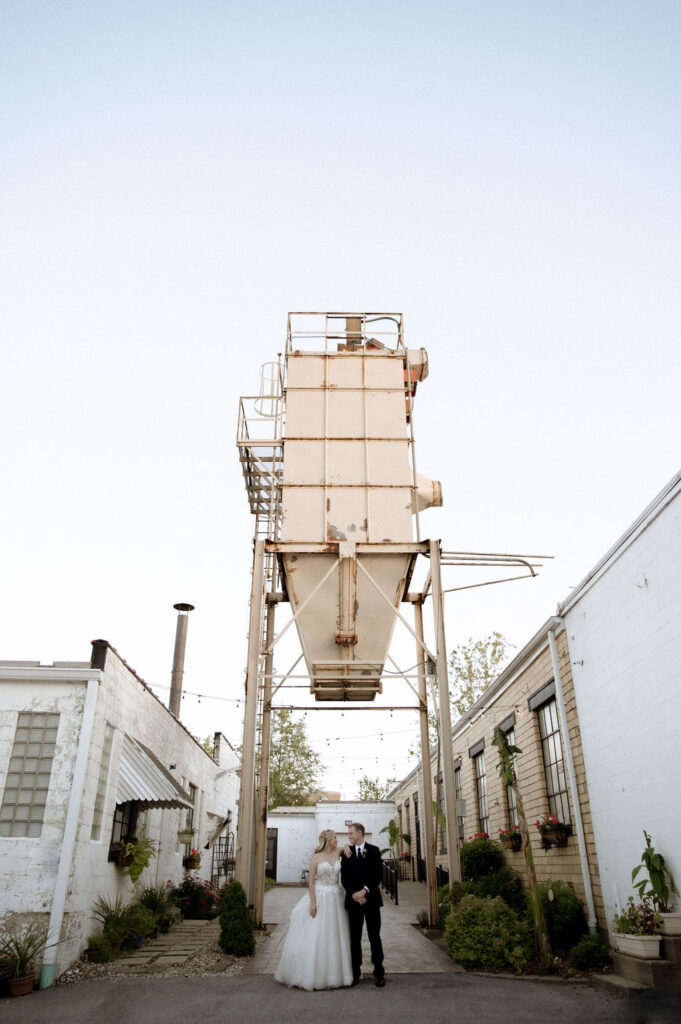 The Olde Wicks Factory by by Illinois wedding photographer