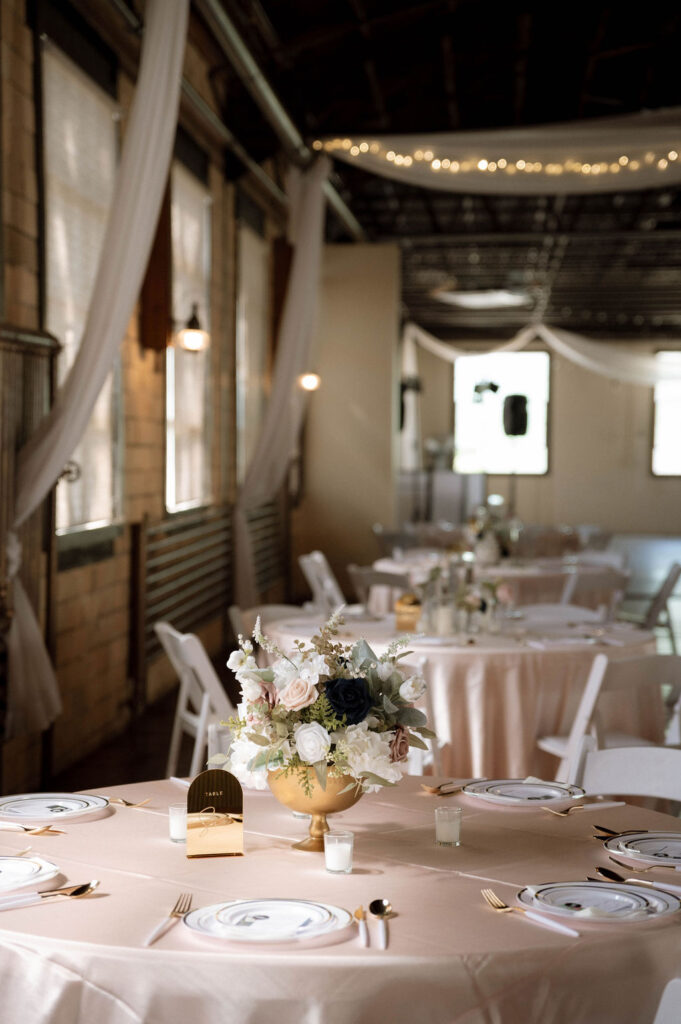 tablescape detail photo by Illinois wedding photographer