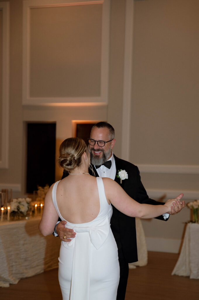 father of the bride dance taken by Dallas Wedding Photographer Nicole Endress Photography