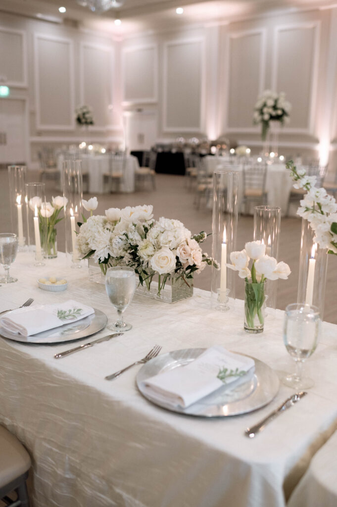 elegant wedding decor taken by Dallas Wedding Photographer Nicole Endress Photography