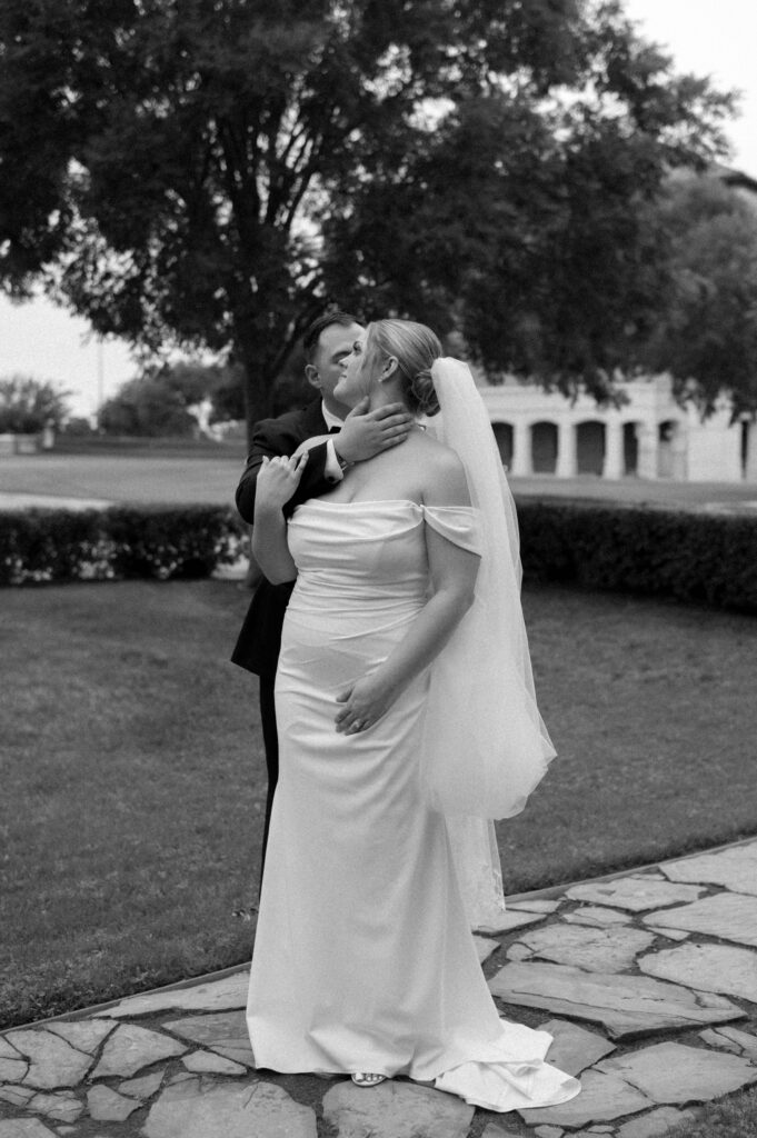 black and white taken by Dallas Wedding Photographer Nicole Endress Photography