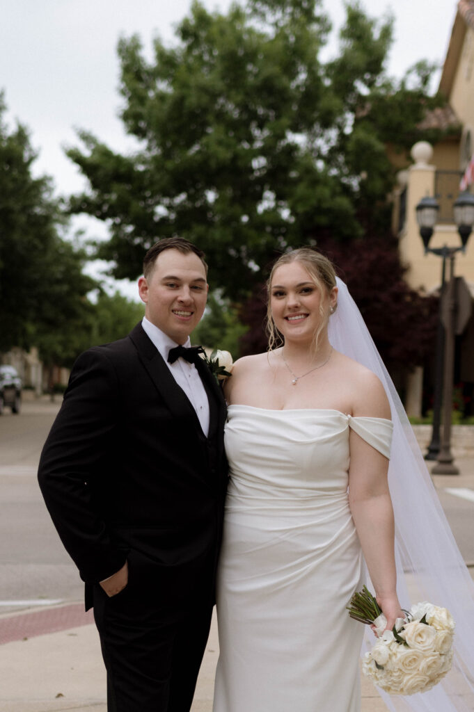 bride and groom photo taken by Dallas Wedding Photographer Nicole Endress Photography