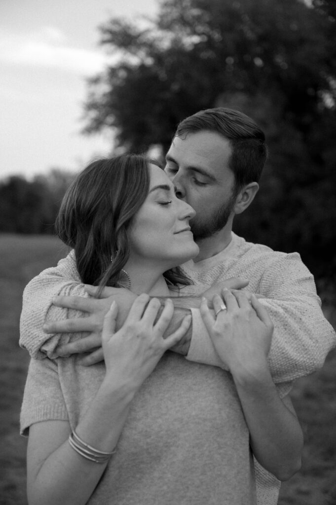 romantic and emotional engagement photos by DFW Wedding photographer