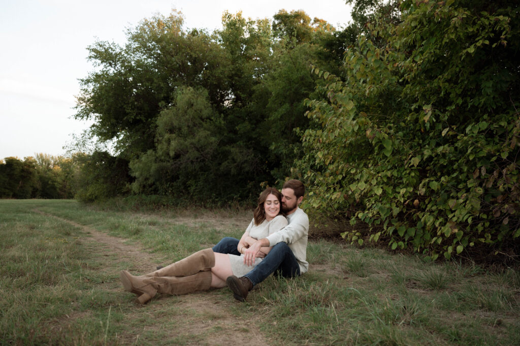 Engagement photos in Fort Worth by DFW Wedding Photographer