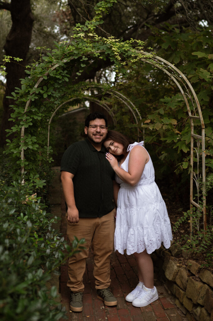romantic casual engagement photos