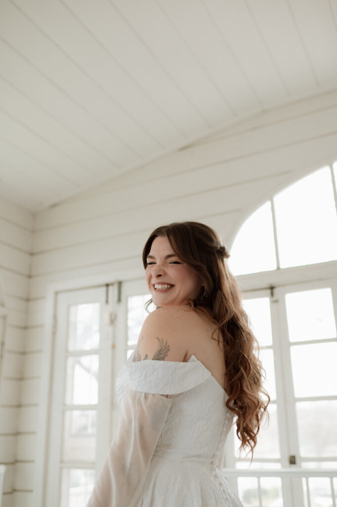 bridal portrait at Woodbine Mansion by Austin Wedding Photographer
