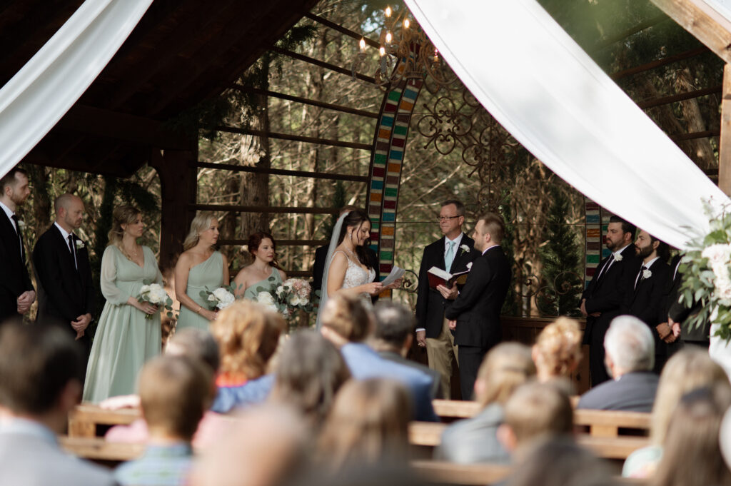 Ceremony wedding photo at Avalon Legacy Ranch