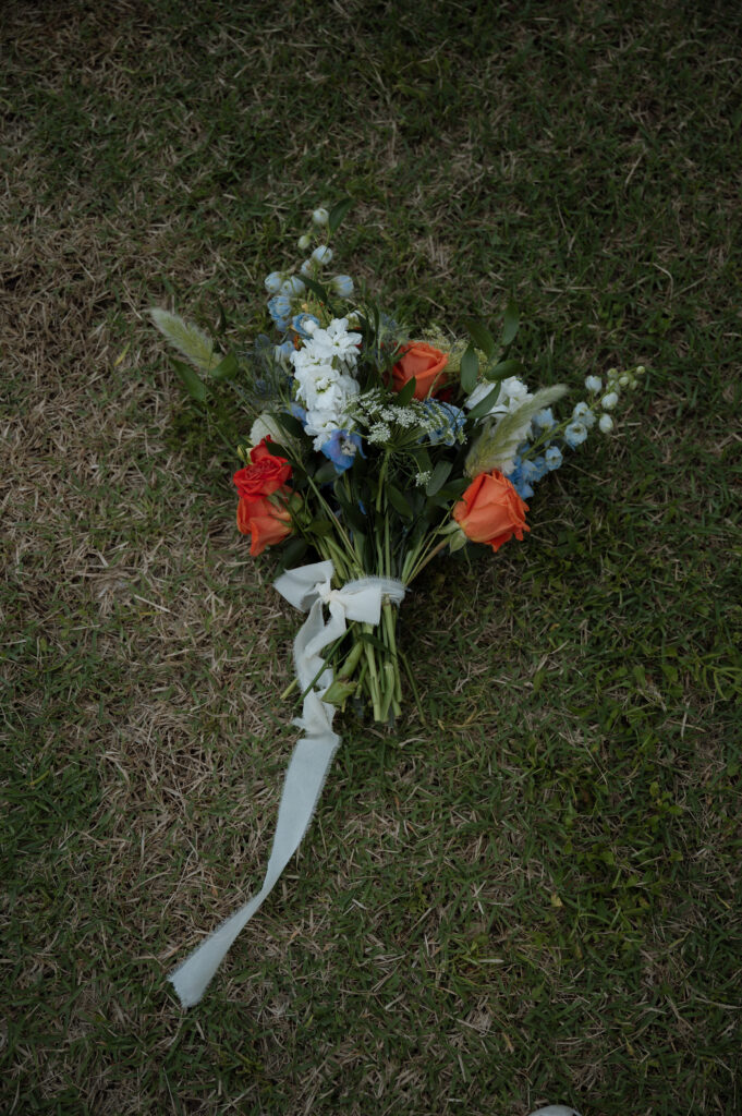 spring wedding bouquet by Wicked Stems