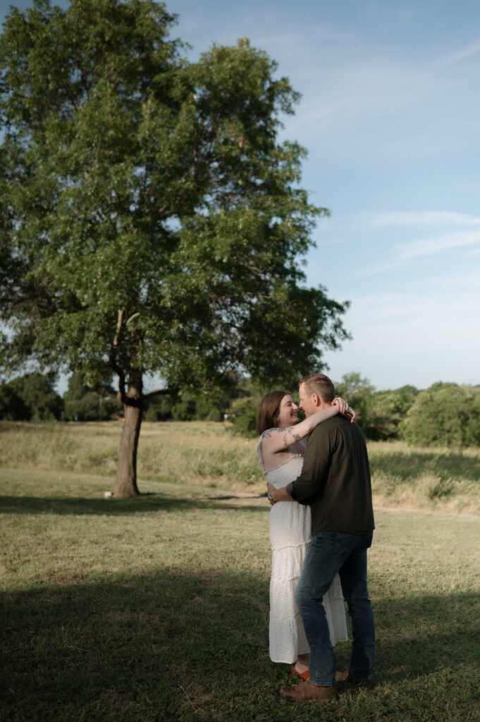 Dallas engagement photos taken by DFW wedding photographer