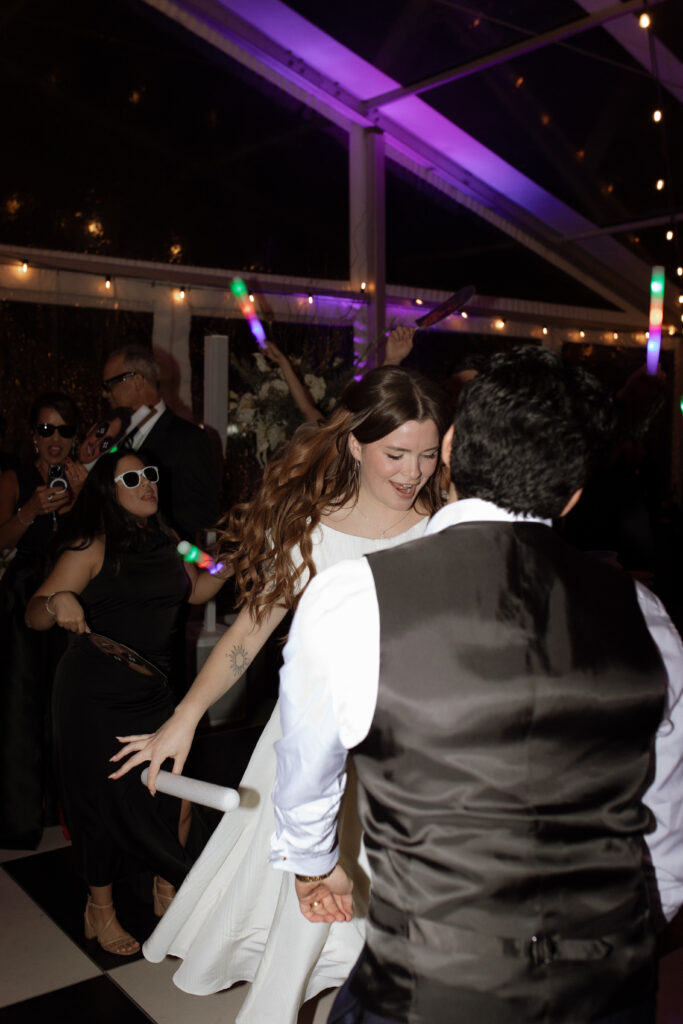 wedding reception fun taken by Nicole Endress Photography