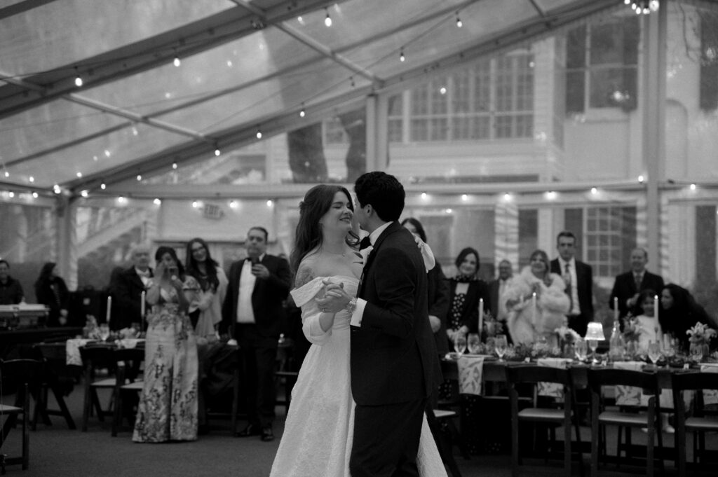 first dance photo taken by Nicole Endress Photography