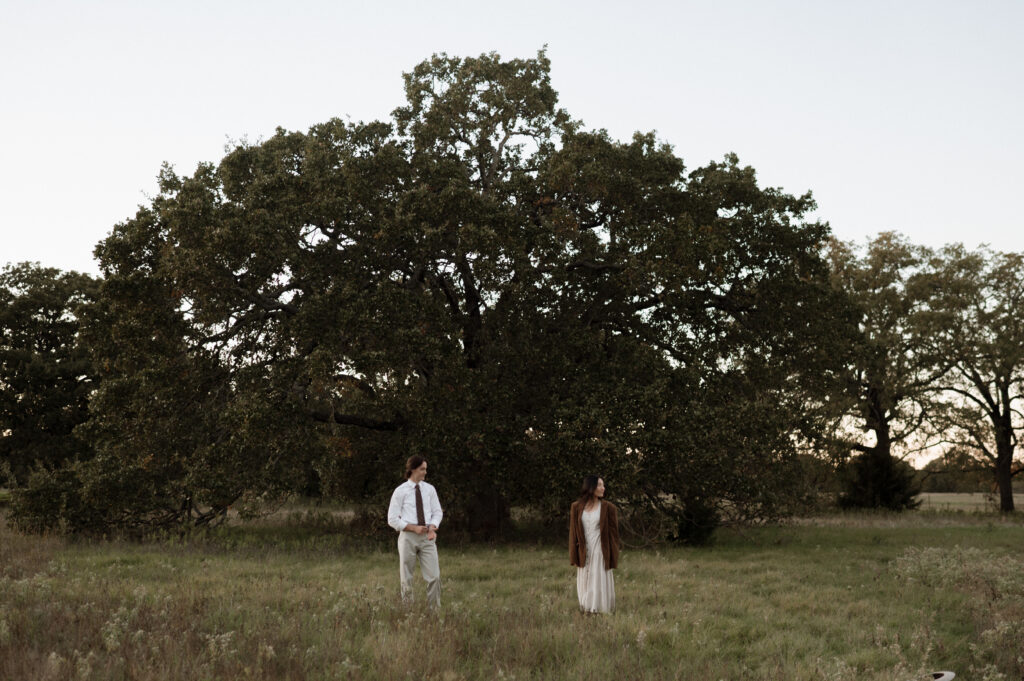 Pride and prejudice inspired engagement photos
