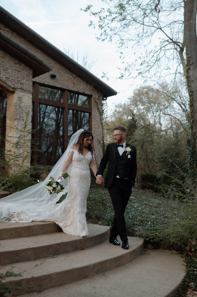 Romantic wedding photos at The Springs Waxahachie