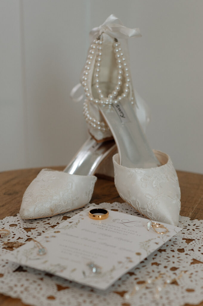 romantic wedding shoes