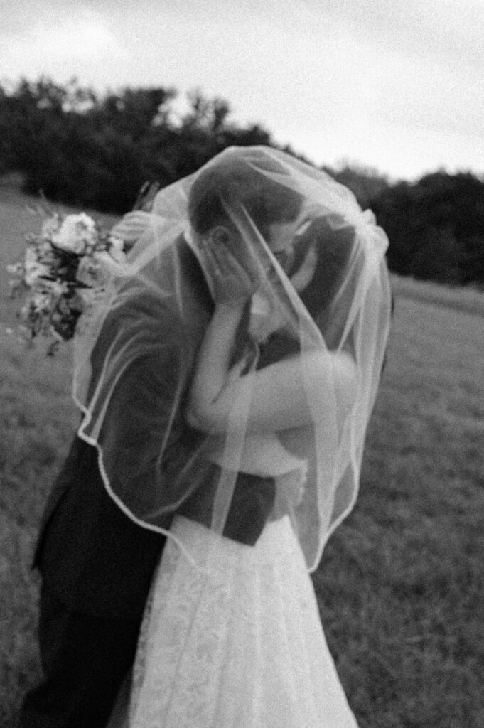 Editorial bride and groom wedding photos