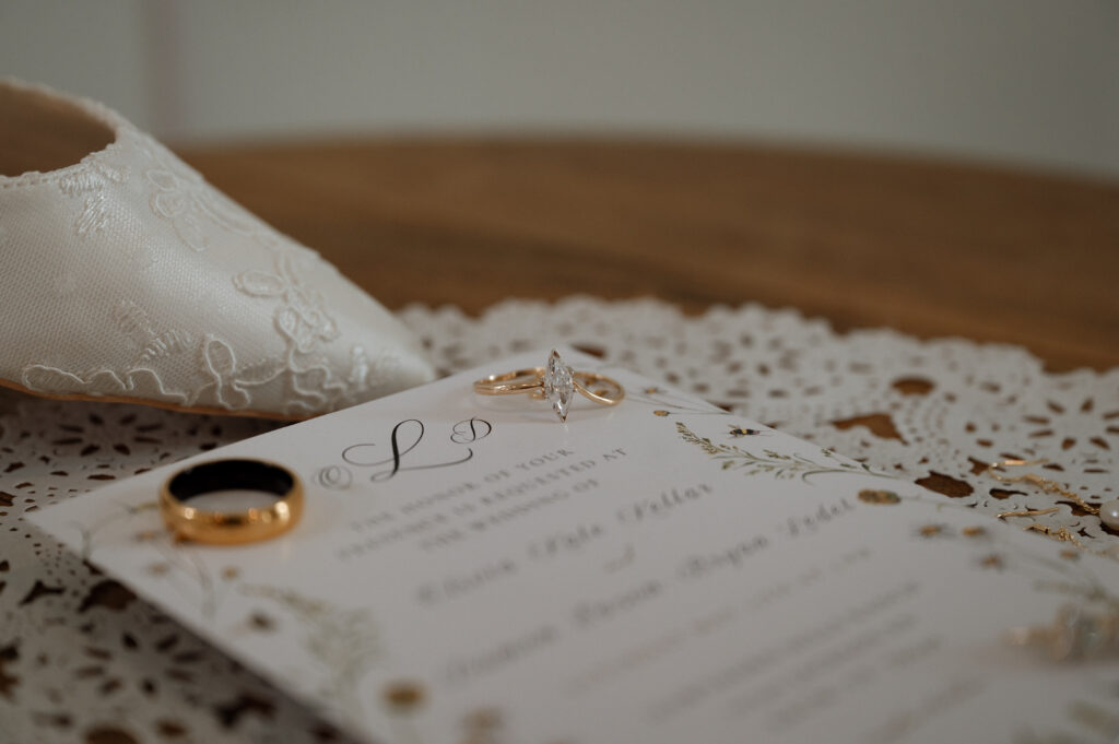 photo of wedding invites