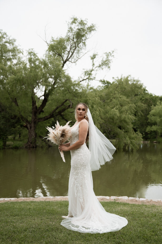boho chic bridal photo taken by Nicole Endress Photography