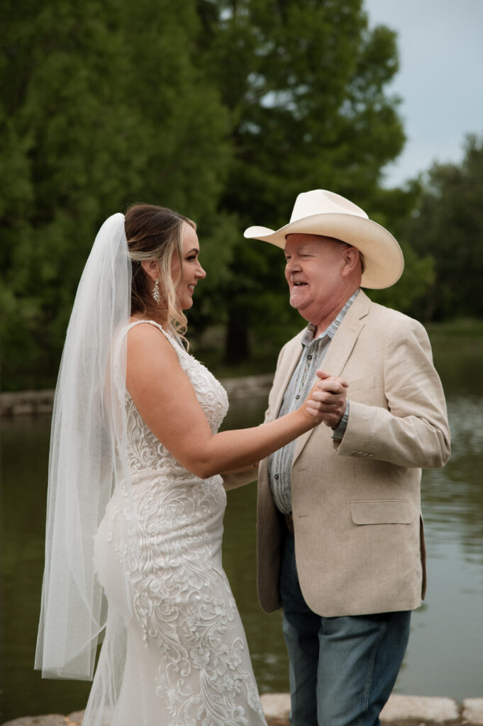bride dancing with her dad 