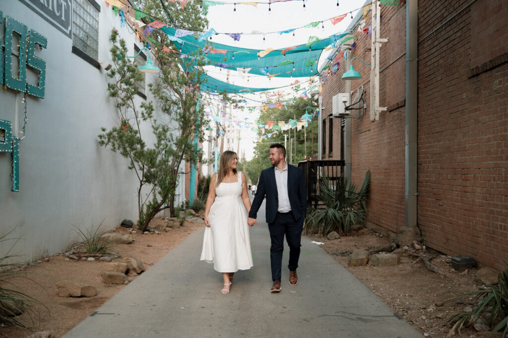 Bishop Arts District engagement photos by Nicole Endress Photography