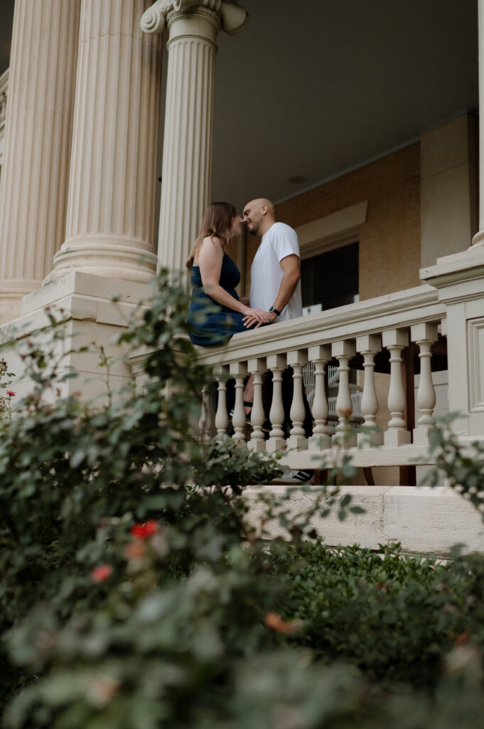 timeless engagement photos taken at Hotel Ella