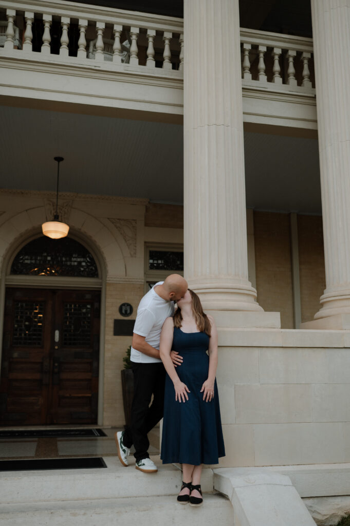 sweet, elegant engagement photos taken by Austin Wedding Photographer