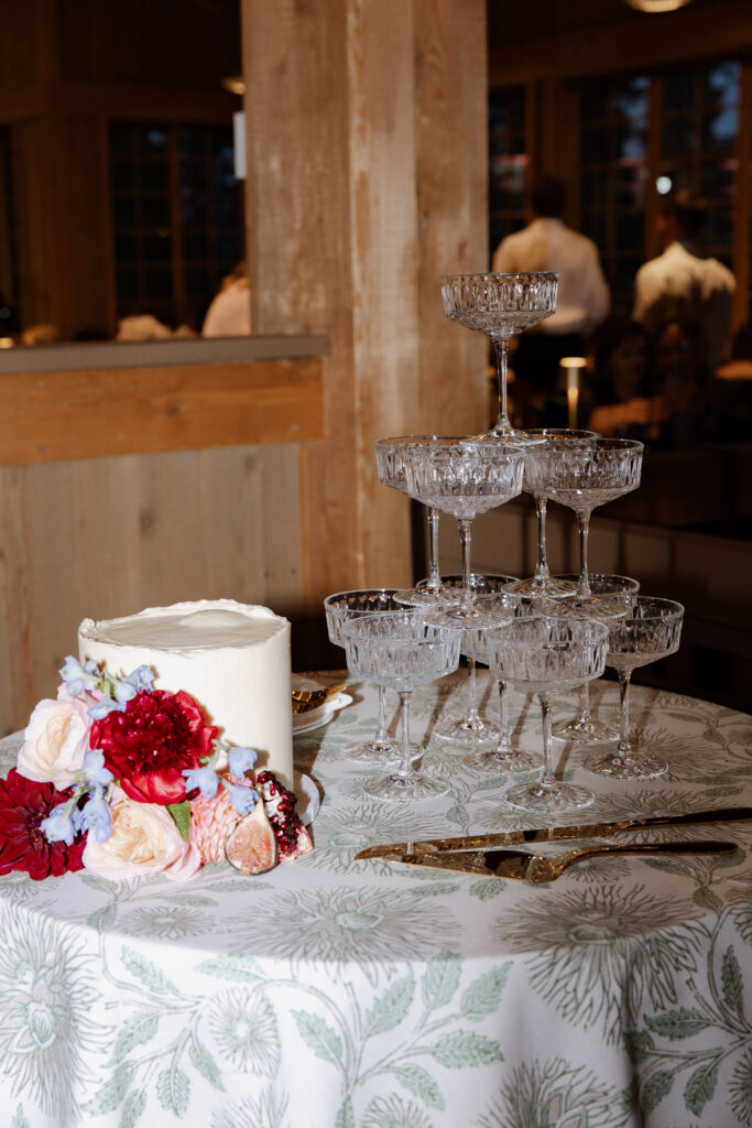small wedding cake by Baked in Breck