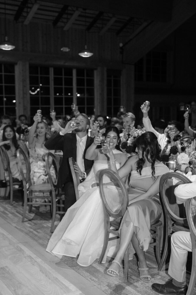 Wedding reception toasts