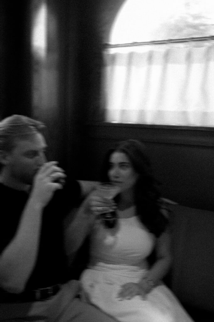 motion blur engagement photo taken by Fort Worth Wedding Photographer