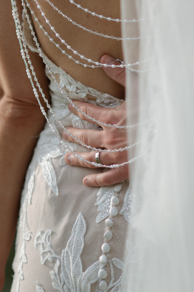 romantic wedding photo taken by Nicole Endress Photography