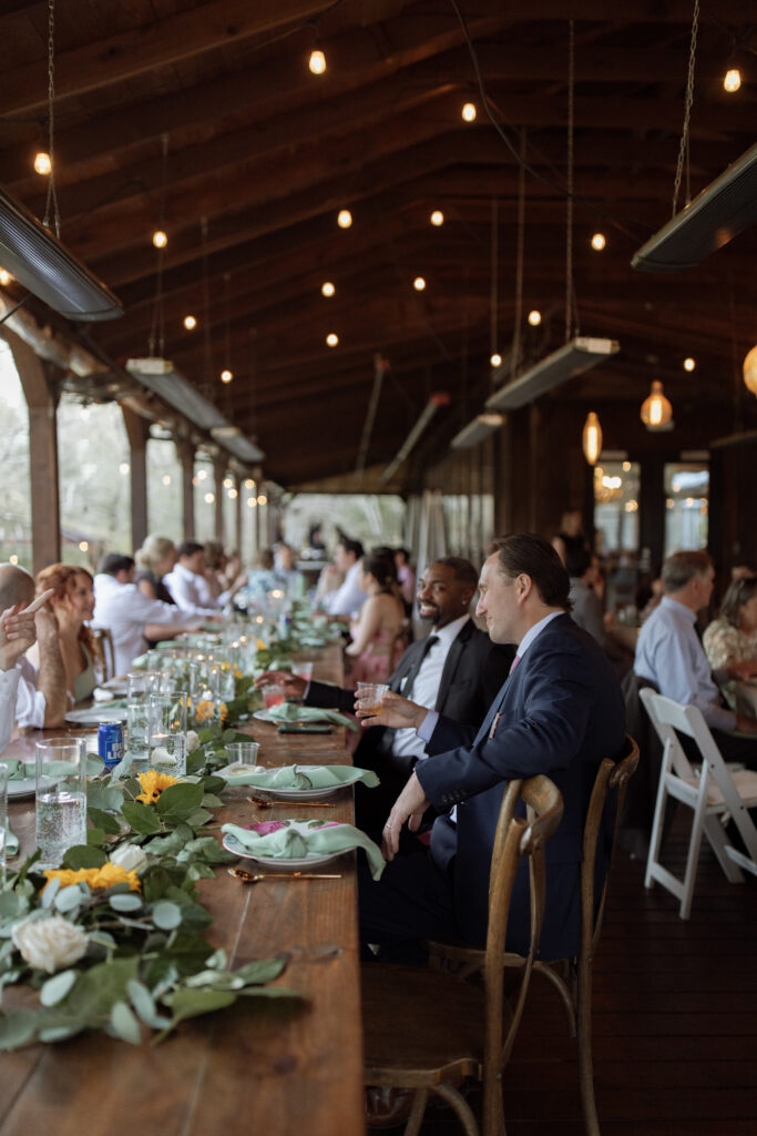 candid wedding reception photo taken by Texas Wedding Photographer