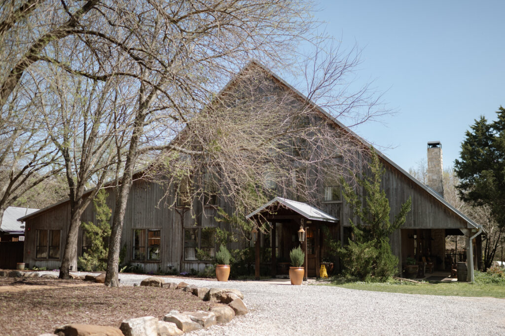Photo of the front of Dallas Wedding Venue, Avalon Legacy Ranch