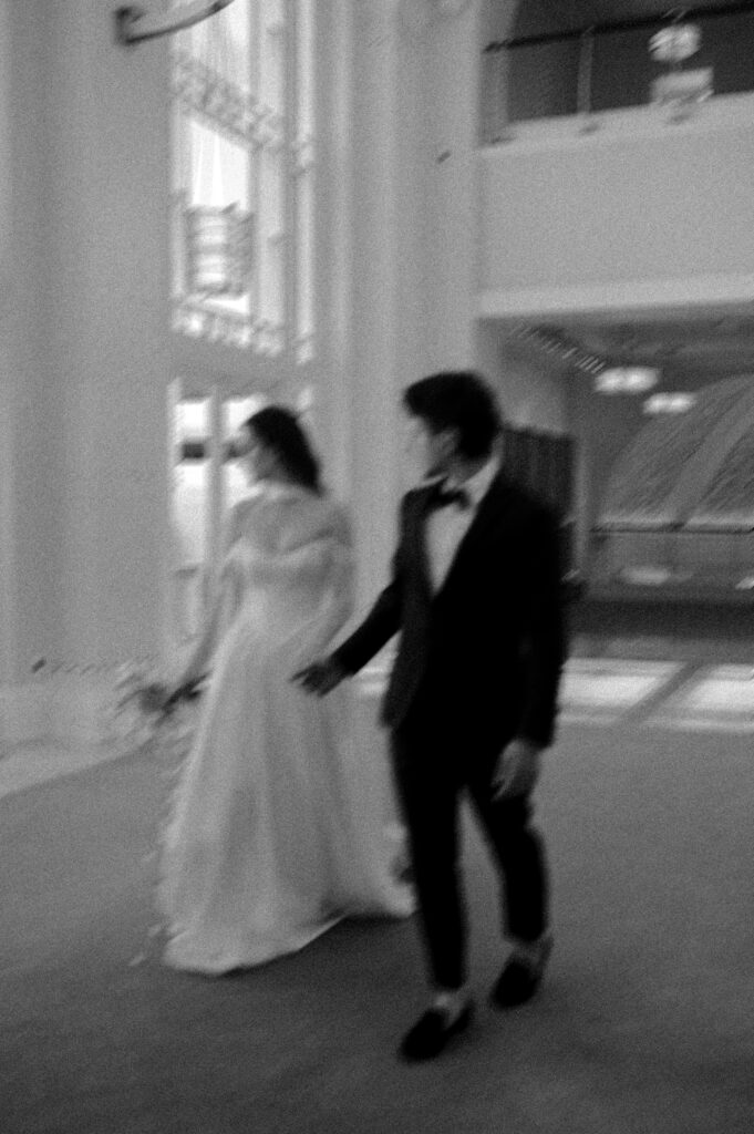 motion blur wedding photo taken by DFW Wedding photographer