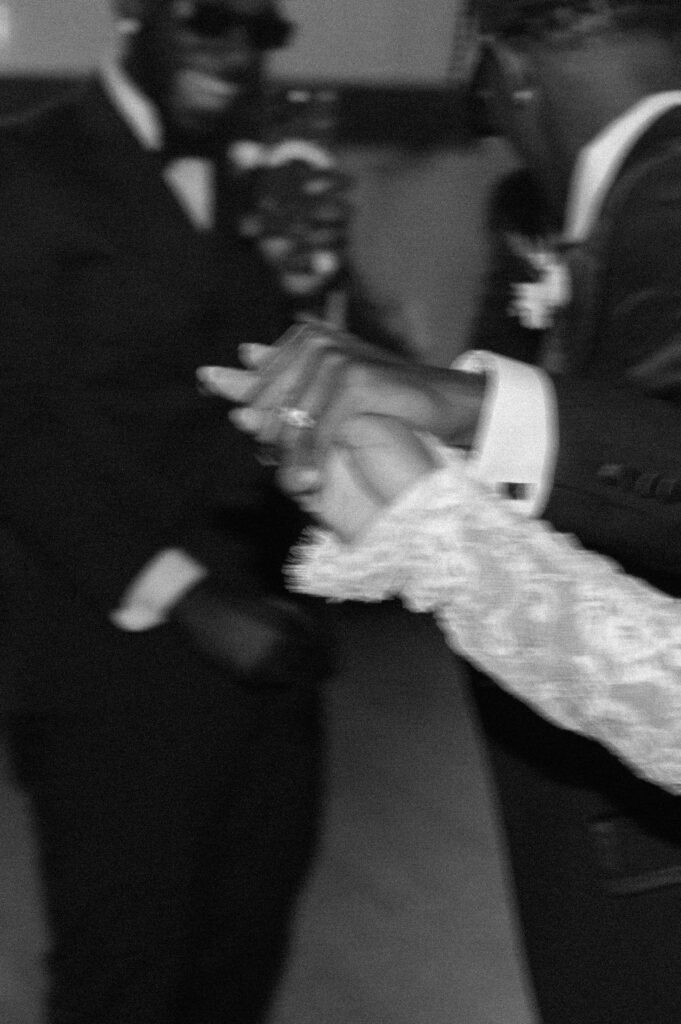 romantic vintage style wedding photo