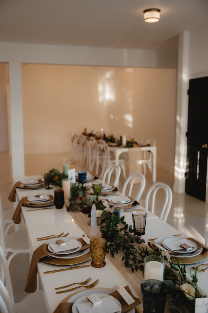 Reception detail photo taken by Dallas Wedding Photographer