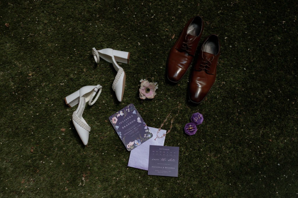 wedding flatlay in houston, tx