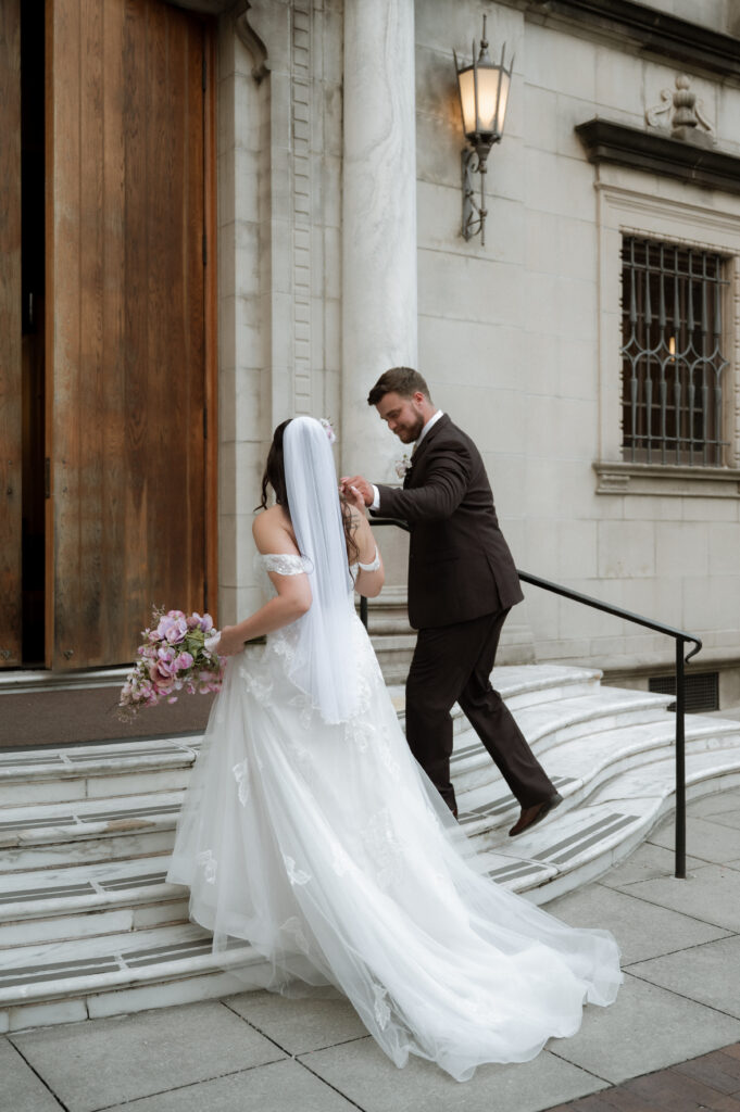 whimsical romantic wedding photos by Nicole Endress Photography