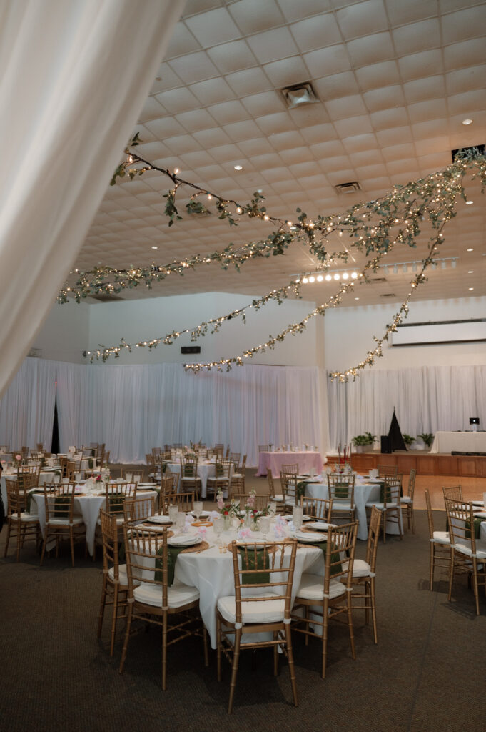 Photo of wedding reception decor