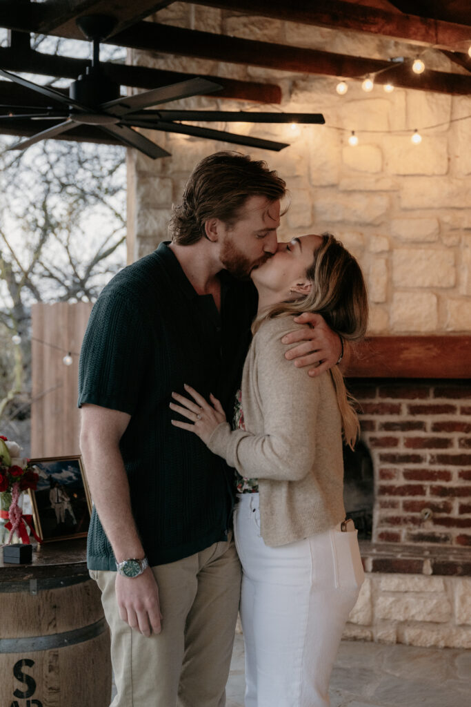 Romantic proposal photos in Fort Worth, TX