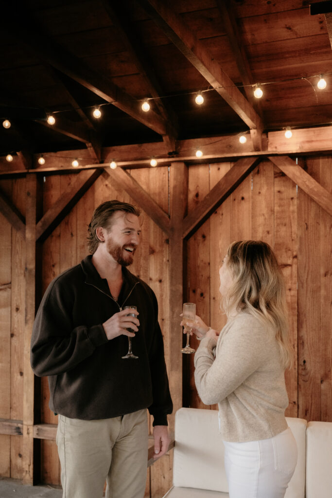 photo of couple laughing together